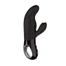 Вибратор кролик для точки G и с отростком для клитора с 2 независимыми моторами черного цвета Fun Factory MISS BI