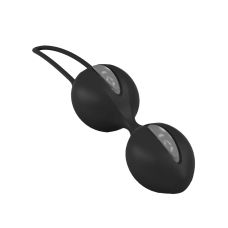 Вагинальные шарики двойные черно белые Fun Factory Smartballs duo