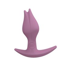 Анальная пробка в виде бутона из медицинского силикона премиум качества розовая Fun Factory Bootie fem