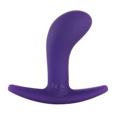 Анальная пробка изогнутой формы фиолетовая Fun Factory Bootie размер S