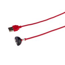 Магнитный кабель с индикатором для зарядки красного цвета Fun Factory Usb magnetic charger