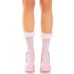 Носочки ажурные с рюшами белого цвета Leg Avenue 
