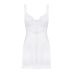 Сорочка та стрінги в комплекті білого кольору Obsessive Amor Blanco underwire chemise & thong розміри S/M Сорочка та стрінги в комплекті білого кольору Obsessive Amor Blanco underwire chemise & thong розміри S/M