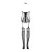 Бодистокинг черного цвета Obsessive Bodystocking модель F240 размеры S/M/L Бодистокинг черного цвета Obsessive Bodystocking модель F240 размеры S/M/L