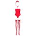 Боді Новорічне для рольових ігор червоного кольору Obsessive Kissmas teddy розміри L/XL Боді Новорічне для рольових ігор червоного кольору Obsessive Kissmas teddy розміри L/XL
