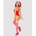 Боді Новорічне для рольових ігор червоного кольору Obsessive Kissmas teddy розміри L/XL Боді Новорічне для рольових ігор червоного кольору Obsessive Kissmas teddy розміри L/XL