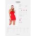 Сорочка для рольових ігор червоного кольору Obsessive Kissmas chemise розміри 2XL/3XL Сорочка для рольових ігор червоного кольору Obsessive Kissmas chemise розміри 2XL/3XL