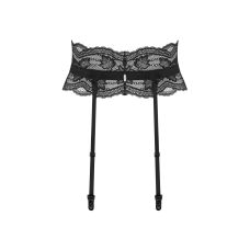 Подтяжки для чулок черного цвета Obsessive Nutris garter belt размеры XS/S