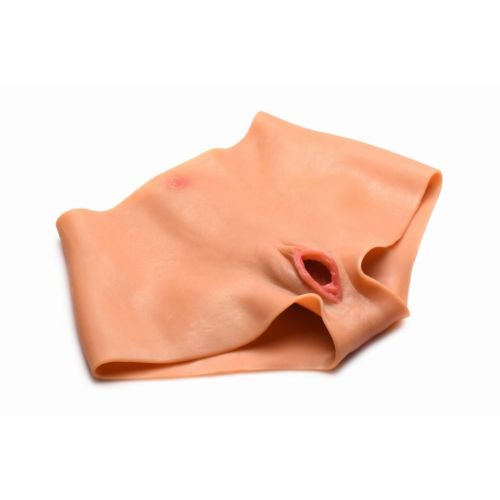 Накладна вагіна для чоловіків Master Series Silicone Vagina Butt Panties Large