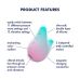 Вакуумный клиторальный стимулятор розово ментоловый Satisfyer Mermaid Vibes  Вакуумный клиторальный стимулятор розово ментоловый Satisfyer Mermaid Vibes