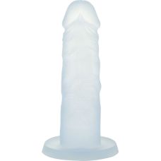 Фаллоимитатор реалистичный на присоске голубого цвета Addiction Cocktails Blue Lagoon