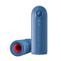 Автоматический мастурбатор с вибрацией синего цвета Otouch SUBMARINE