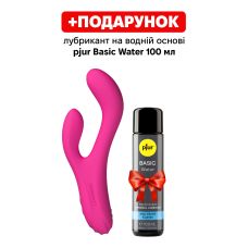 Смарт вибратор кролик для точки G и с отростком для клитора розовый Lovense Osci 3