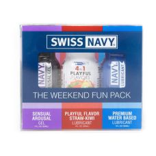 Набір для сексу Swiss Navy Weekend Fun Pack 3 х 30 мл