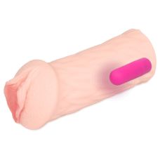 Мастурбатор Вагіна з вібрацією тілесного кольору Kokos Elegance 005 Vibe