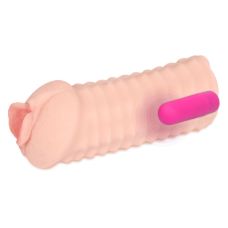 Мастурбатор Вагина с вибрацией телесного цвета Kokos Elegance 006 Vibe