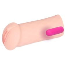 Мастурбатор Вагіна з вібрацією тілесного кольору Kokos Elegance 007 Vibe