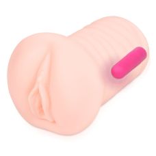 Мастурбатор вагіна з вібрацією тілесного кольору Kokos Lady Vibe
