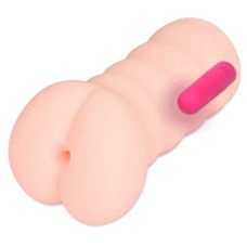 Мастурбатор упругий несквозной Анус с вибрацией телесного цвета Kokos Tong-ggo Vibe