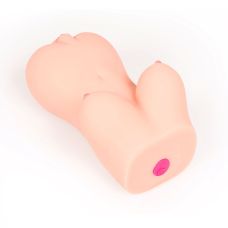 Мастурбатор із грудьми Анус із вібрацією тілесного кольору Kokos Clara Onahole Vibe