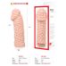 Насадка на член утолщающая стимулирующий рельеф Kokos Extreme Sleeve ES.10 размер S 