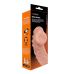 Насадка на член реалистичная с пупырышками телесного цвета Kokos Penis Sleeve PS 002 размер L