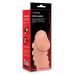 Насадка на член с отверстием для мошонки телесного цвета Kokos Cock Sleeve CS 008 размер M