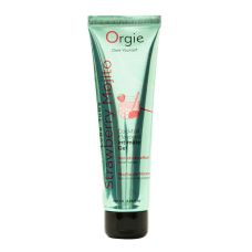 Оральный лубрикант со вкусом коктейля Кайпиринья на водной основе Orgie Lube Tube Strawberry Mojito 100 мл