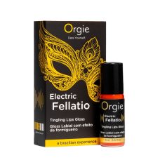 Блиск для губ з ефектом вібрації зі смаком фруктового асорті Orgie Electric Fellatio Lips Gloss 10 мл