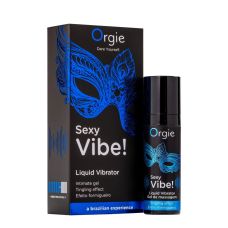 Рідкий вібратор із ефектом мурашок Orgie Sexy Vibe! Liquid Vibrator 15 мл