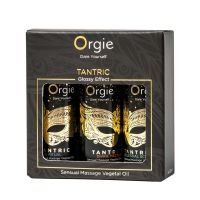 Подарунковий набір олій для тантричного масажу Orgie Tantric Mini Size Collection 3 штуки по 30 мл