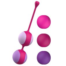 Вагинальные шарики бордово фиолетового цвета Liebe Kewos 5 шариков в комплекте