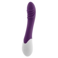 Вибратор для точки G водостойкий с функцией нагрева фиолетовый S Pleasures Premium Phoenix 