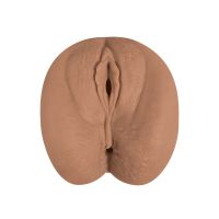 Мастурбатор полуторс Анус и Вагина бежевогно цвета Alive Mia Super Realistic Masturbator размер XL