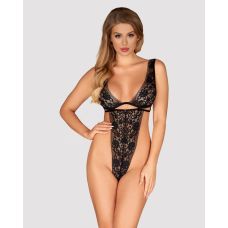 Боди с завышенной талией черного цвета JSY JS228160 размеры S/M