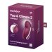 Вибратор Пульсатор для стимуляции клитора красного цвета Satisfyer Tap & Climax 2  Вибратор Пульсатор для стимуляции клитора красного цвета Satisfyer Tap & Climax 2
