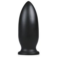 Анальная пробка для фистинга на присоске черного цвета BUTTR Yellow Dog Butt Plug Анальная пробка для фистинга на присоске черного цвета BUTTR Yellow Dog Butt Plug