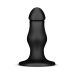 Анальная пробка на присоске черного цвета BUTTR FIM-92 Stinger Anal Dildo