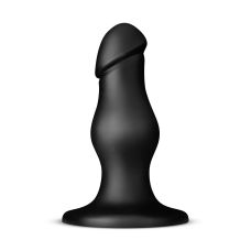 Анальний корок на присосці чорного кольору BUTTR FIM-92 Stinger Anal Dildo