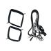 Растяжка на кровать для фиксации тела черного цвета Punishment 5-Piece Bed Restraint Kit  Растяжка на кровать для фиксации тела черного цвета Punishment 5-Piece Bed Restraint Kit