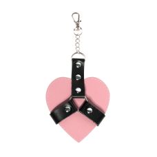 Брелок в форме сердца на карабине для ключей Розовый Art of Sex Chained Heart