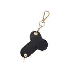 Брелок в форме фаллоса на карабине для ключей Черный Art of Sex Fhallus