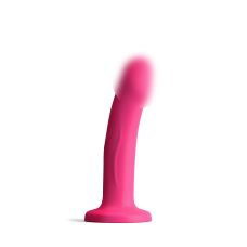 Насадка для страпону на присосці термоактивна силіконова пурпурового кольору Dorcel Real Pleasure розмір S