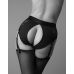 Кружевные трусы для страпона с подтяжками для чулок черные Strap-On-Me DIVA HARNESS размер XS Кружевные трусы для страпона с подтяжками для чулок черные Strap-On-Me DIVA HARNESS размер XS