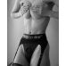 Трусы для страпона с потяжками для чулок черные Strap-On-Me Rebel harness размер XS Трусы для страпона с потяжками для чулок черные Strap-On-Me Rebel harness размер XS