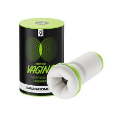 Рукав для мастурбатора Вагіна білого кольору KissToy Bananasome Vagina