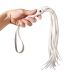 Плеті зі штучної шкіри Біла Flogger Art of Sex