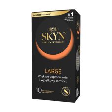 Презервативы увеличенные безлатексные из полиизопрена SKYN Large 10 штук