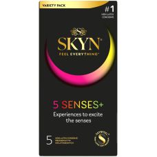 Набір презервативів 5 різних видів із поліізопрену SKYN Senses 5 штук