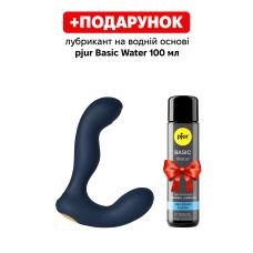 Смарт вибромассажер простаты с пульсацией на кончике головки синий Svakom Iker Neo